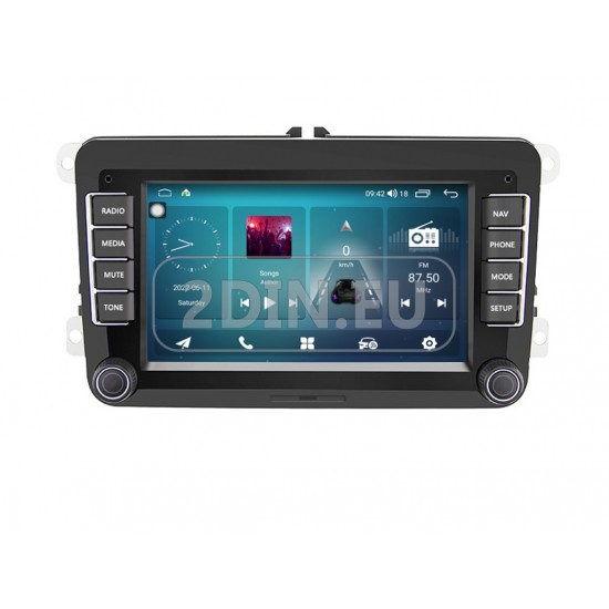 VW - 7" МУЛТИМЕДИЯ / Навигация android 16 + CARPLAY + ANDROID AUTO